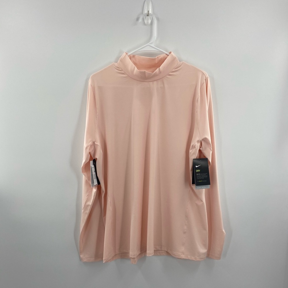 Nike Pro UV Long Sleeve ‘Blush’ Golf Shirt Woman’s Size XXL